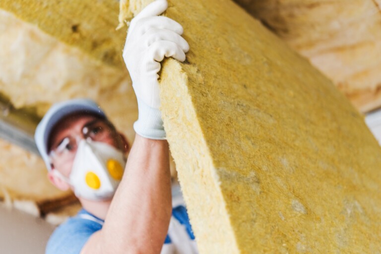 Roof Insulating by Mineral Wool